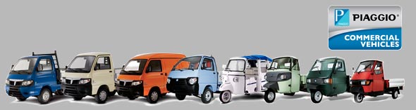 Piaggio Drei- und Vierrad-Modelle